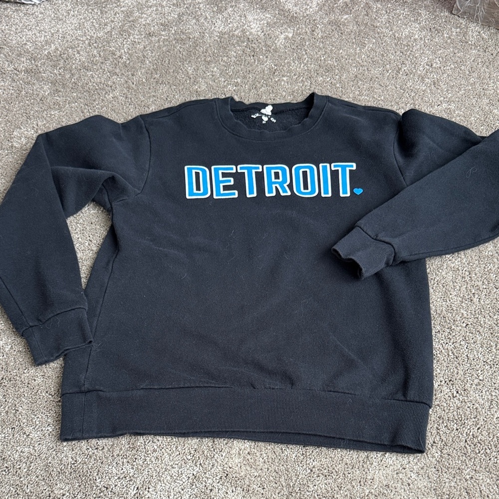 Detroit lions Black Sweatshirt